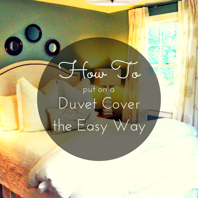 Sylvan Park Life How to Insert a Duvet the Easy Way